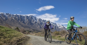 Winter Biking Kawarau River Track Lower Credit Esther Small