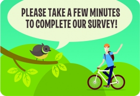 Survey button for email